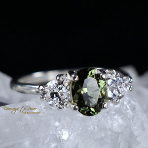 Moldavite Ring