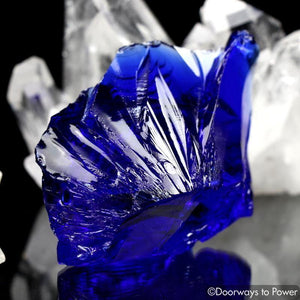 Tanzanite Fire Elestial Sapphire Monatomic Andara Crystal 'Lu·Mi·Nar·Y'