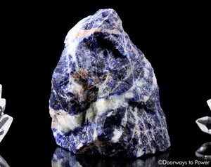 Sodalite Crystal Altar Stone