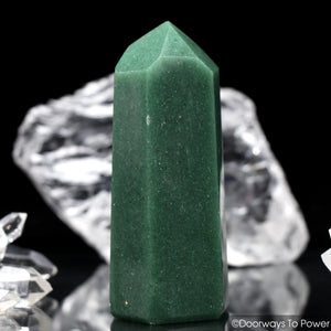 John of God Green Aventurine Master Dow Crystal
