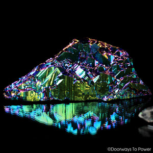 Titanium Aura Quartz DT Master Record Keeper Crystal 'Frequency Shifter'