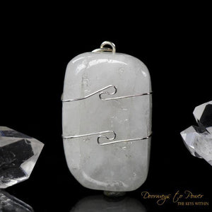 Azozeo Super Activated White Azeztulite Pendant