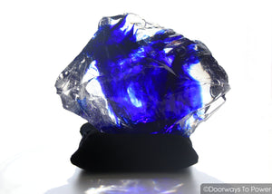 Tanzanite Fire & Elestial Starlight Monatomic Andara Crystal 'ARCTURIAN STAR-SHIP' 5D