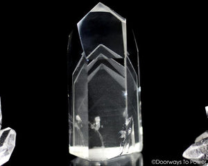 John of God Quartz Phantom Crystal Point