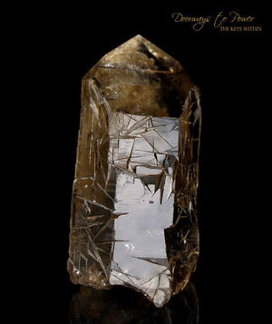 Golden Harmonics Spirit Paths Quartz Crystal 'Bridge to Infinity'