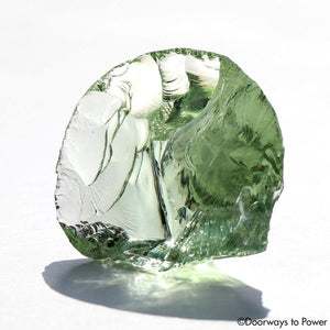 Terra Olive Earth Shaman Andara Crystal 'One Who Sees in the Dark'