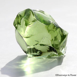 Terra Olive Earth Shaman Andara Crystal Pod 'One Who Sees in the Dark'