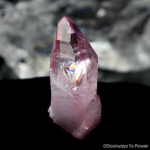 Rose Aura Lemurian Seed Quartz Pleiadian Starbrary Initiation Channeling Crystal Rare