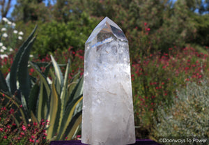 John of God Crystal Point Dow & Devic Temple Master Crystal 'PURE LIGHT' 27 + lbs