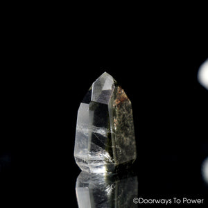 Brookite in Natural Quartz Dow Crystal Point