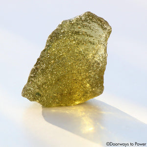 Golden Tibetan Green Sea Foam Andara Crystal