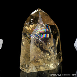 John of God Crystal Citrine Temple Heart Dow 'Manifest' Casa Crystal