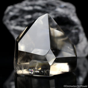 John of God Smoky Citrine Quartz Phantom Crystal Point