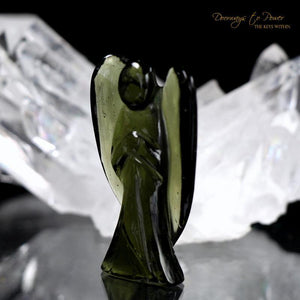 Moldavite Crystal Angel
