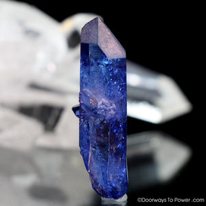 Tanzine Aura Himalayan Quartz Record Keeper Twin Crystal