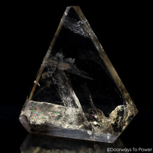 John of God Quartz Triangle Casa Crystal Sculpture 'Abundance'