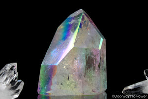 Angel Aura Lemurian Quartz Crystal Point