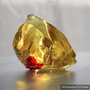 Solaris Monatomic Andara Crystal Glass 'Galactic Sun'