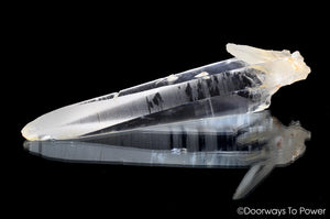 Lemurian Seed Bridge Inner Child Quartz Crystal Laser Wand 'Deep Penetrating Healing Energy'