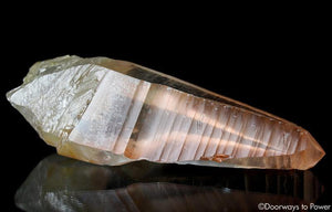 Tangerine Dream Lemurian Master Record Keeper Crystal Wand 'Densities & Doorways'