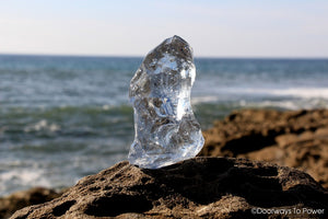 Cosmic Ice + Ascendant Lilac Monatomic Andara Crystal 'Being In Now" Meditation Altar Stone