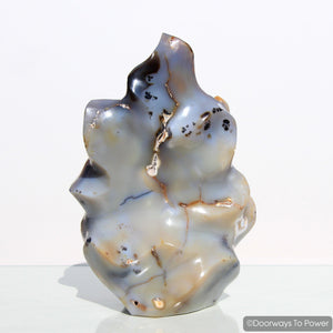 Shantilite Crystal Sculpture & Altar Stone 'Divine Peace' Shanti Light