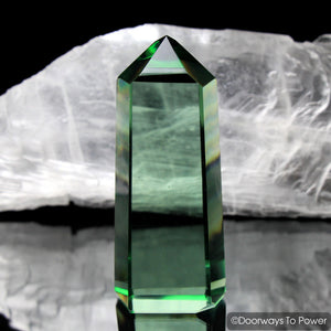 John of God Green Obsidian Casa Crystal Blessed & Energized