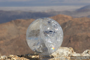 John of God Quartz Casa Crystal Healing Sphere Devic Temple + Rainbows