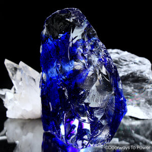 Magnificent Tanzanite Fire & Elestial Starlight Monatomic Andara Crystal Sculpture 'Andara Alchemy'