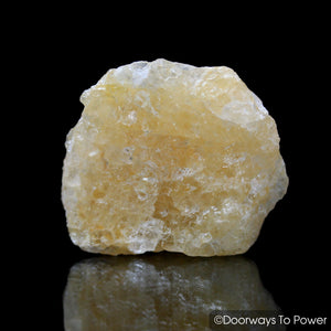 Himalaya Gold Azeztulite Quartz Crystal 'Abundance' Azozeo Activated