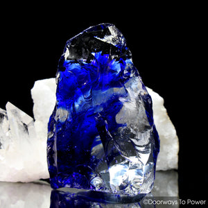 Magnificent Tanzanite Fire & Elestial Starlight Monatomic Andara Crystal Sculpture 'Andara Alchemy'