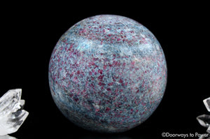 Ruby Kyanite Crystal Sphere