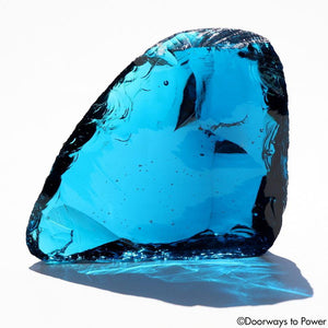 Electric Blue Atlantean Andara Crystal 'Pleiadian Emissaries of the Light'