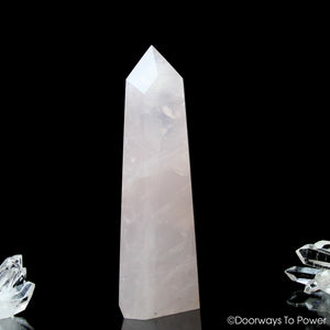 John of God Crystal Rose Quartz Casa Crystal Healing Tower