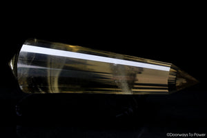 John of God Citrine 24 Sided Vogel Crystal 'Abundance' Quartz Wand