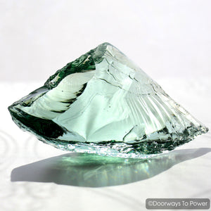 Ethereal Mint Monatomic Andara Crystal Sculpture 'FIRMAMENT'