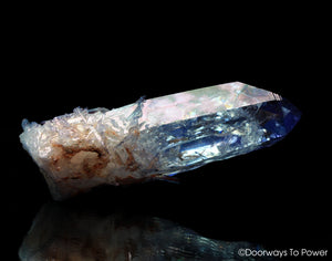 Tanzan Indigo Aura DT Master Initiation Channeling Rainbow Grounding Crystal