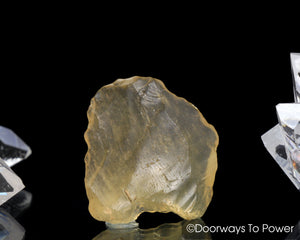 Libyan Desert Glass Specimen Gold Tektite