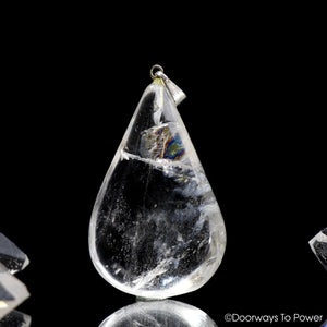 John of God Casa Crystal Drop Pendant w/ Rainbows