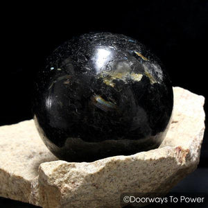 Nuummite Crystal Sphere