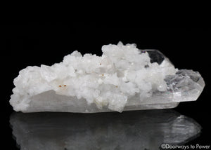 Danburite Twin Quartz Record Keeper Crystal with Rainbows A++