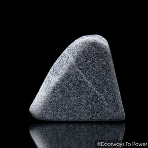 Black Azeztulite Crystal Tumbled & Polished Stone