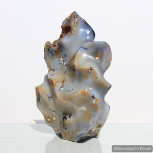 Shantilite Crystal Sculpture & Altar Stone 'Divine Peace' Shanti Light