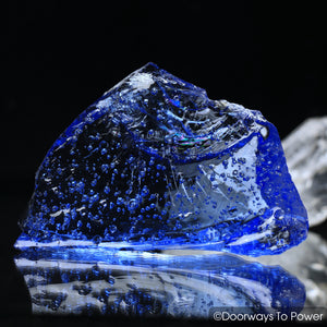 Original Lady Nellie Monatomic Andara Crystal Glass 'Michael Blue Flame'