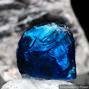 Electric Blue Atlantean Monatomic Andara Crystal