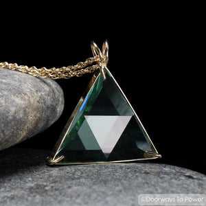 John of God Quartz Vogel Crystal Pendant