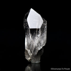 Brookite in Quartz Record Keeper Crystal