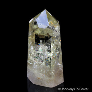 John of God Citrine Devic Temple & Manifest Spirit Isis Crystal Point