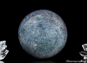 Ruby Kyanite Crystal Sphere