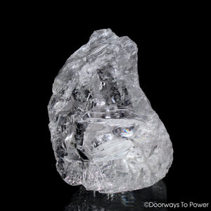 Satyaloka Clear Azeztulite Rainbow Quartz Master Record Keeper Starbrary Crystal